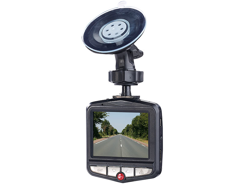 PZ-G30, Dashcam Auto Vorne Autokamera mit 2,7 Zoll Full HD 1080P, 120 °  Weitwinkel, Nachtsicht, G-Sensor, WDR, Loop-Aufnahm, Parküberwachung und  Bewegungserkennung